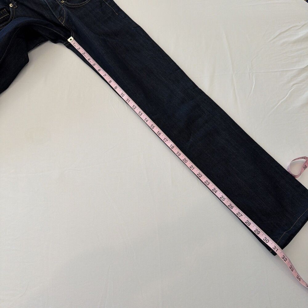 Fidelity Denim Womens 30x31 Houston Viper Dark Wash Stretch Jeans USA Artisan EU - Picture 14 of 16